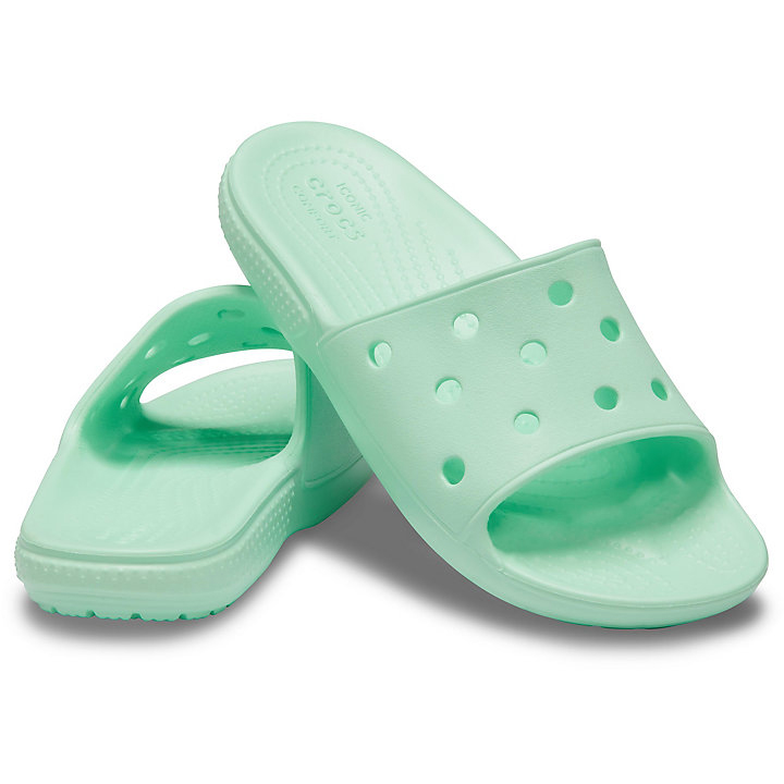 Sandales Crocs Classiche Claquette Menthe Enfant | EEJ-8127413