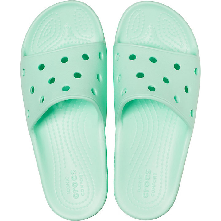 Sandales Crocs Classiche Claquette Menthe Enfant | EEJ-8127413