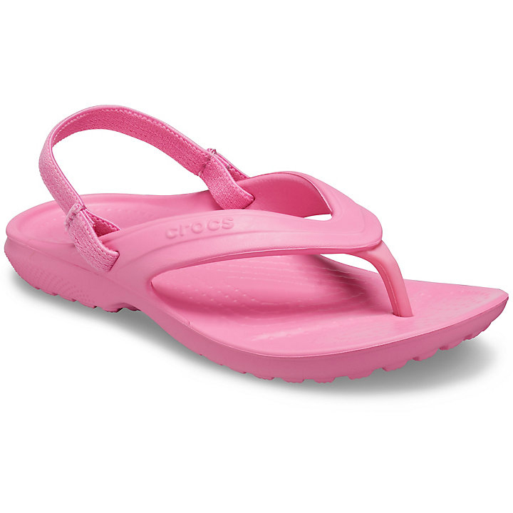 Sandales Crocs Classiche Flip Rose Enfant | PRQ-6679760