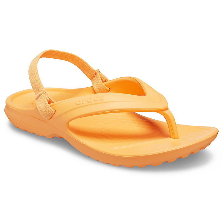 Sandales Crocs Classiche Flip Orange Enfant | LEZ-0815360