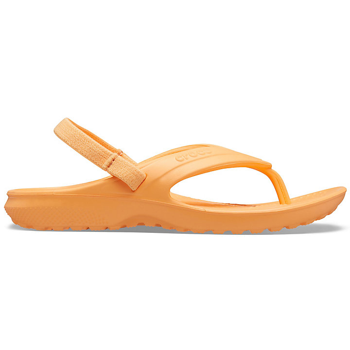 Sandales Crocs Classiche Flip Orange Enfant | LEZ-0815360