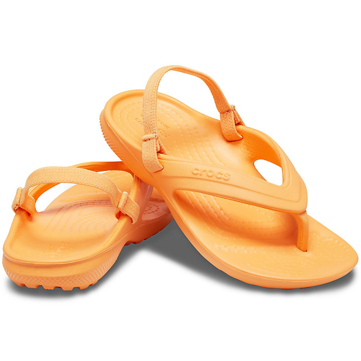 Sandales Crocs Classiche Flip Orange Enfant | LEZ-0815360