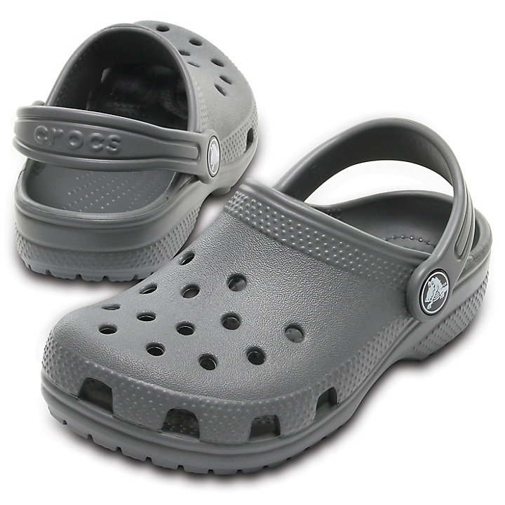 Sabots Crocs Classiche Clog Grise Enfant | XTE-7635106