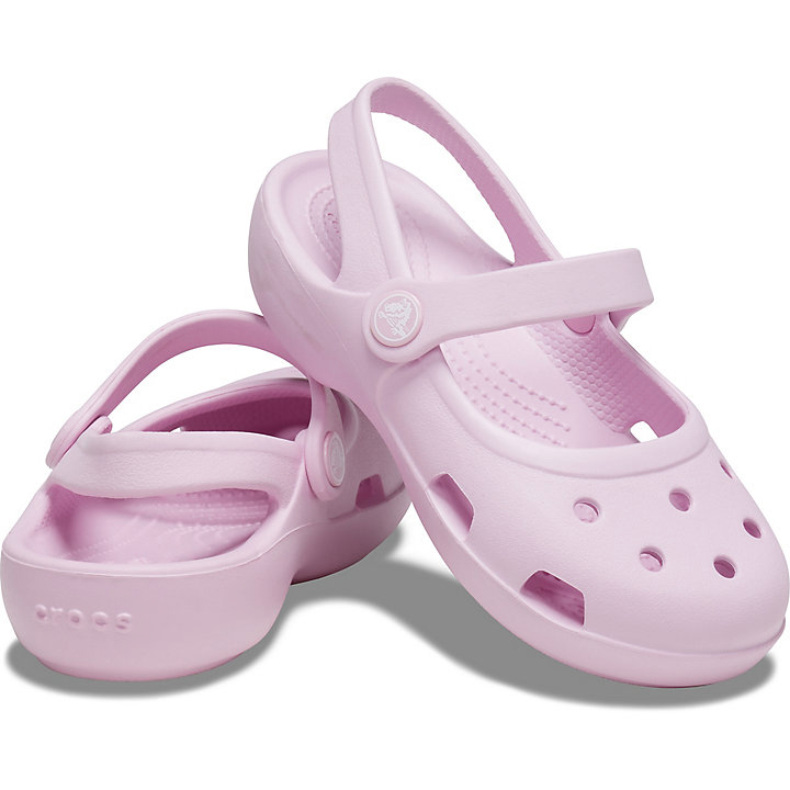 Flats Crocs Classiche Mary Jane Rose Enfant | HWK-5110144