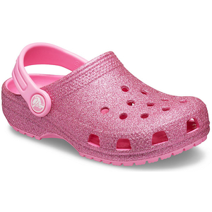 Sabots Crocs Classiche Glitter Clog Rose Enfant | VKG-3410483