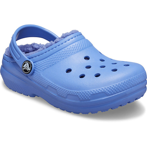 Chaussons Crocs Classiche Doublée Clog Bleu Enfant | XEK-2830830