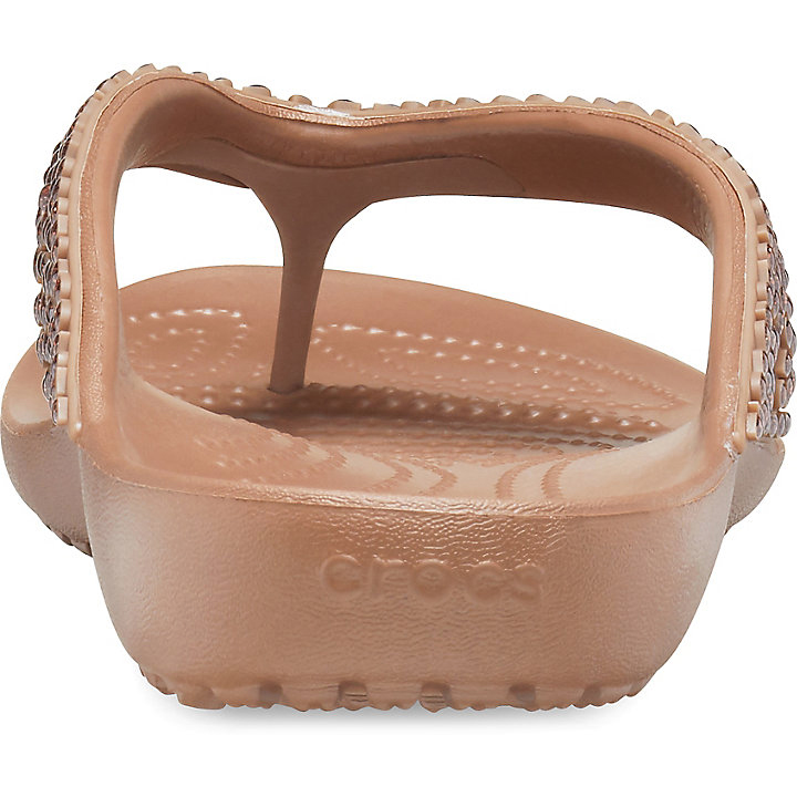 Tong Crocs Kadee II Embellished Flip Cuivre Femme | SHI-4047732