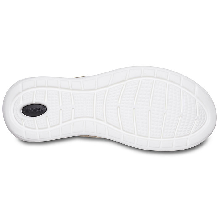 Baskets Crocs LiteRide Pacer Kaki Blanche Homme | DYK-9900298