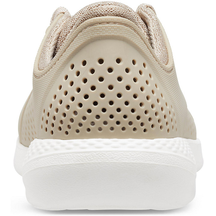 Baskets Crocs LiteRide Pacer Kaki Blanche Homme | DYK-9900298