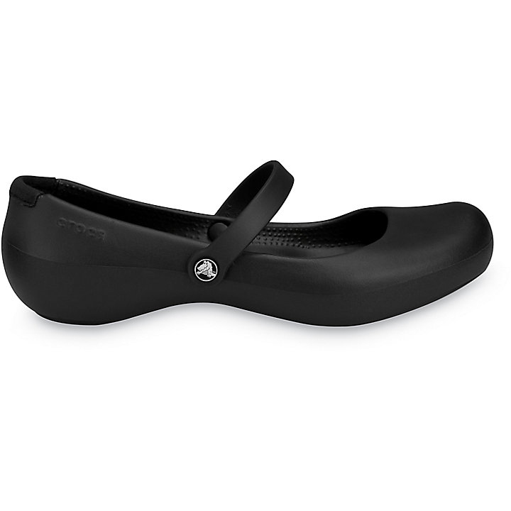 Flats Crocs Alice Travail Plates Noir Femme | MGC-9733600