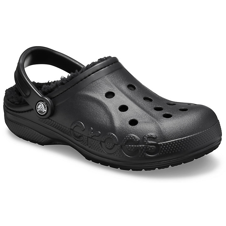 Sabots Crocs Baya Doublée Clog Noir Femme | EWG-7810891