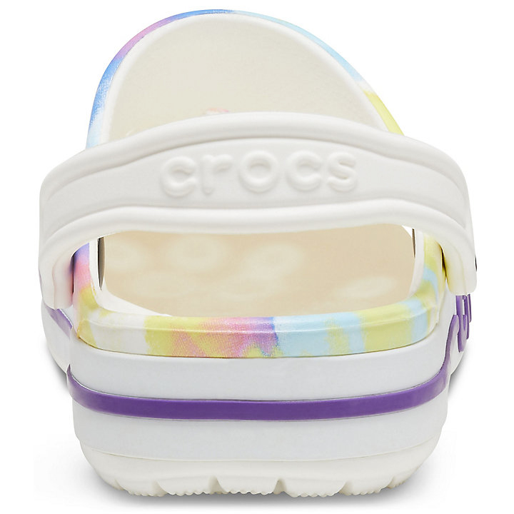 Sabots Crocs Bayaband Tie-Dye Clog Multicolore Blanche Femme | NPN-1198225