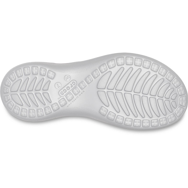 Sandales Crocs Capri Lanières Flip Argent Argent Femme | EEU-4820246