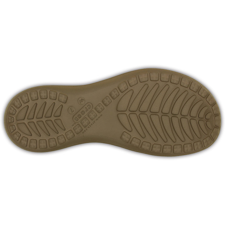 Sandales Crocs Capri V Flip Vert Olive Femme | BDS-0338440