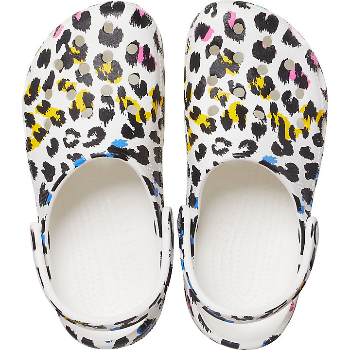 Sabots Crocs Classiche Animal Print Clog Multicolore Leopard Femme | LVG-6290414