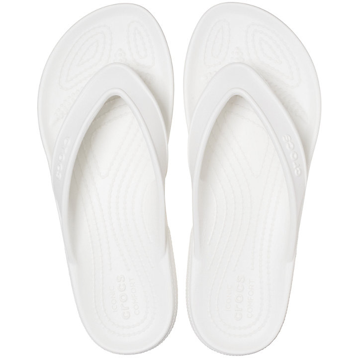 Tong Crocs Classiche II Flip Blanche Femme | YKR-2909887