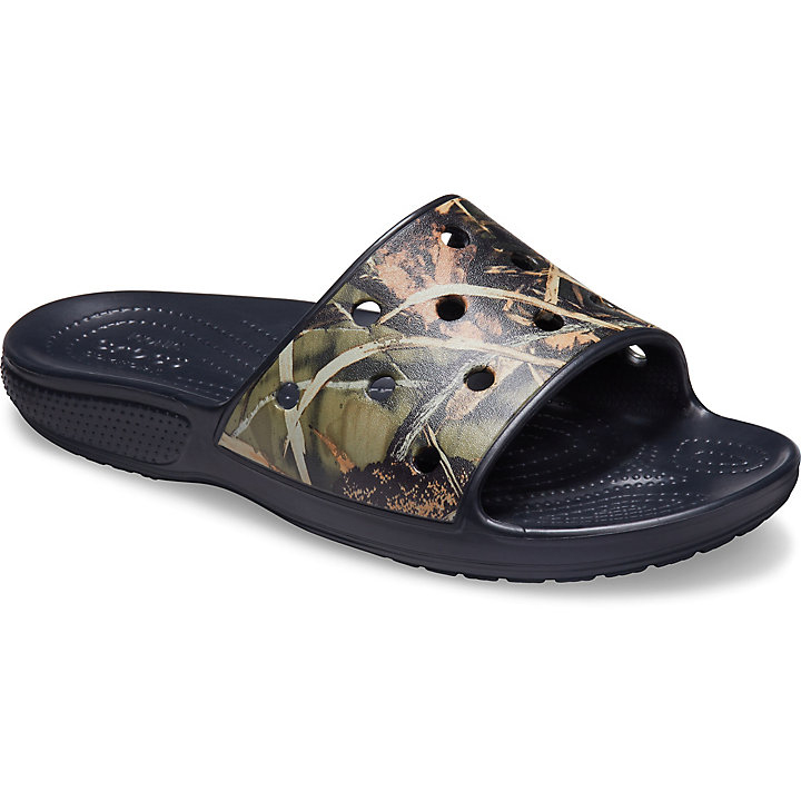 Sandales Crocs Classiche Realtree Claquette Noir Femme | XIO-4337238