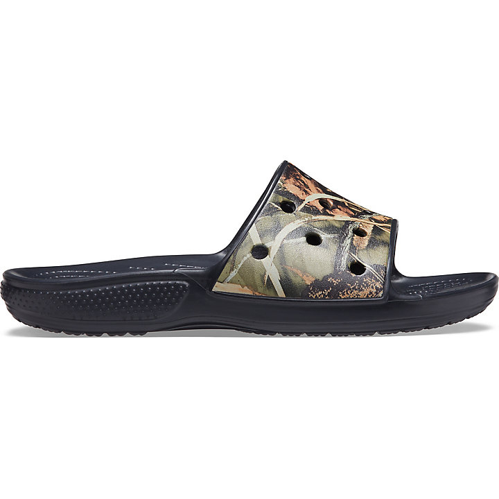 Sandales Crocs Classiche Realtree Claquette Noir Femme | XIO-4337238