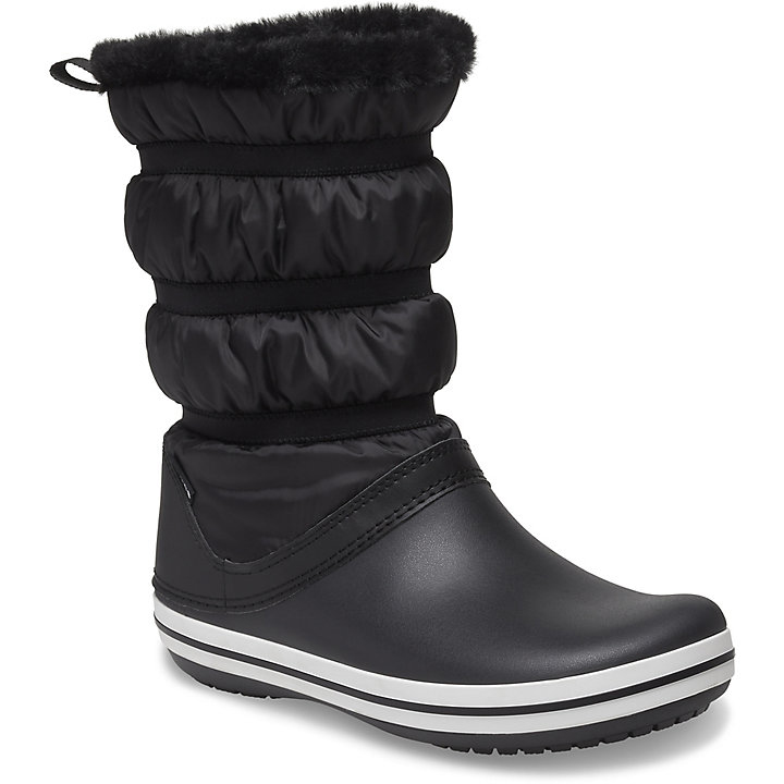 Bottes Crocs Crocband Boot Noir Femme | JTK-5256701