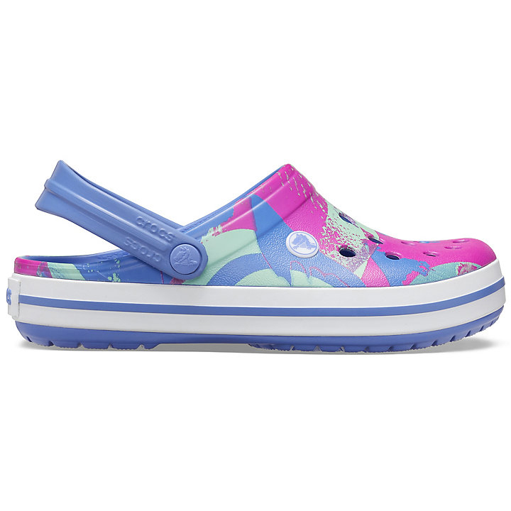 Sabots Crocs Crocband OmbreBlock Clog Bleu Multicolore Femme | ADH-6377583