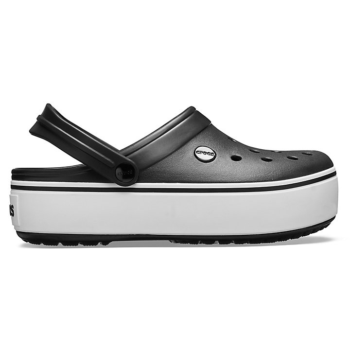 Sabots Crocs Crocband Plateforme Clog France | Sabots Confortables France | France Noir Blanche Femme | RDQ-1950049