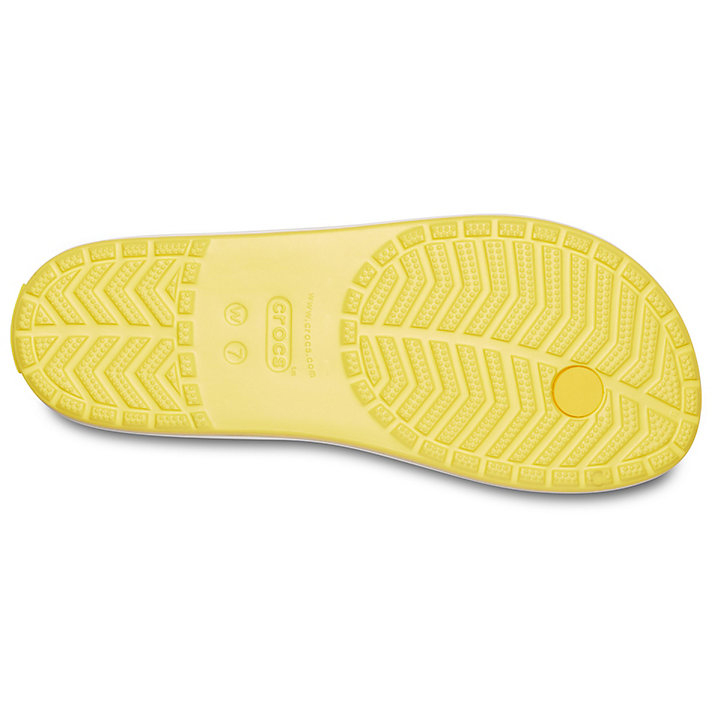 Sandales Crocs Crocband Tie-Dye Mania Flip Jaune Femme | XHK-5272434