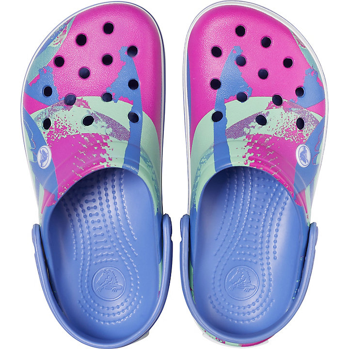 Sabots Crocs Crocband OmbreBlock Clog Bleu Multicolore Femme | ADH-6377583