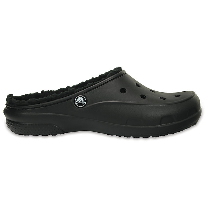 Sabots Crocs Freesail Plush Doublée Clog Noir Femme | FOI-1667886