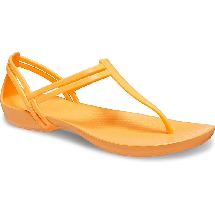 Tong Crocs Isabella T-Brides Sandal Orange Femme | CVL-7626939