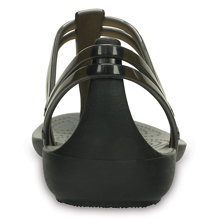 Tong Crocs Isabella T-Brides Sandal Noir Femme | QPI-1621723