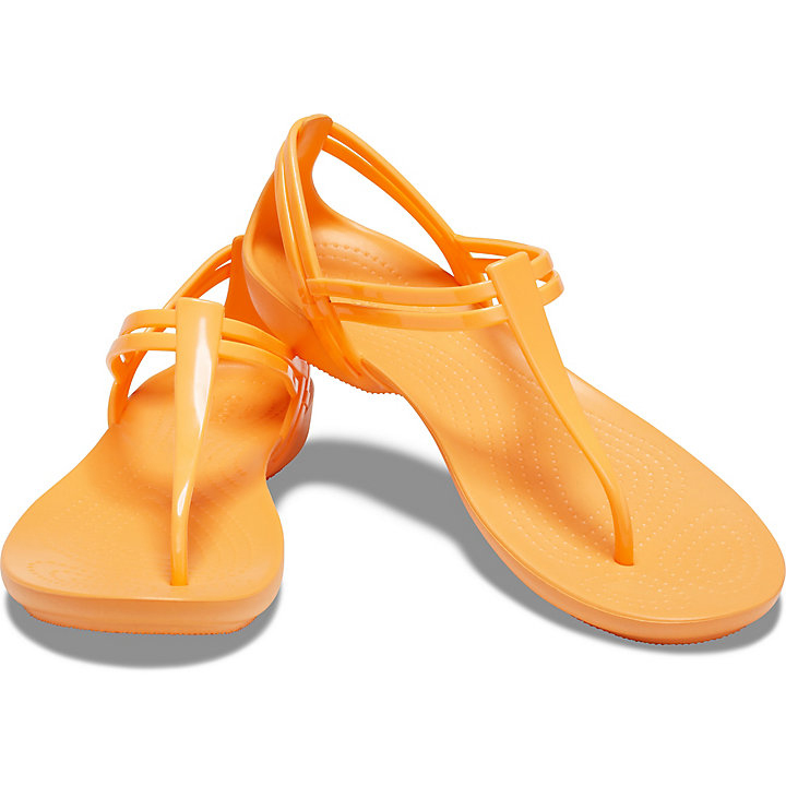 Tong Crocs Isabella T-Brides Sandal Orange Femme | CVL-7626939