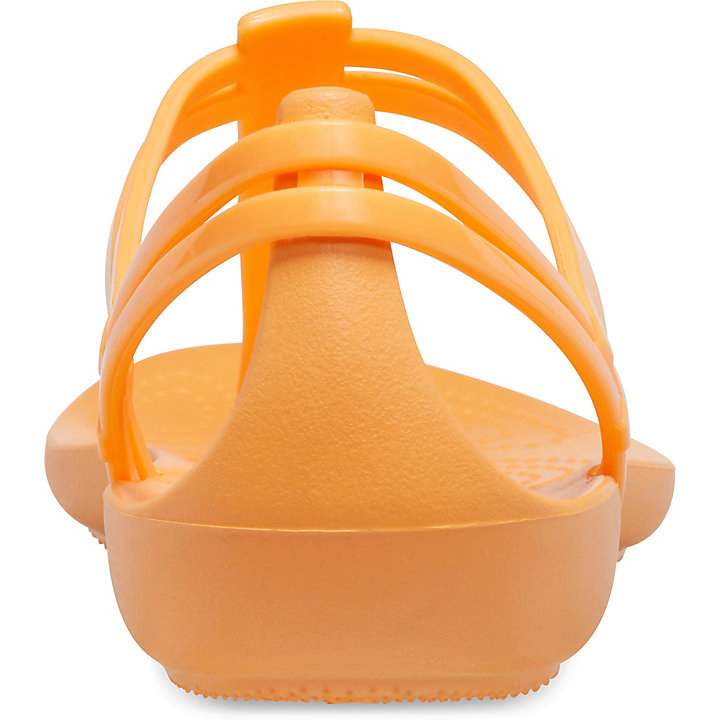 Tong Crocs Isabella T-Brides Sandal Orange Femme | CVL-7626939