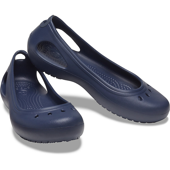 Flats Crocs Kadee Plates Bleu Marine Bleu Marine Femme | PTT-1518837