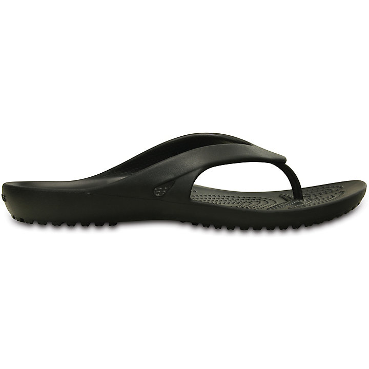 Tong Crocs Kadee II Flip Noir Femme | JMQ-5396839