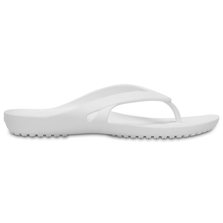 Tong Crocs Kadee II Flip Blanche Femme | QAH-8424744