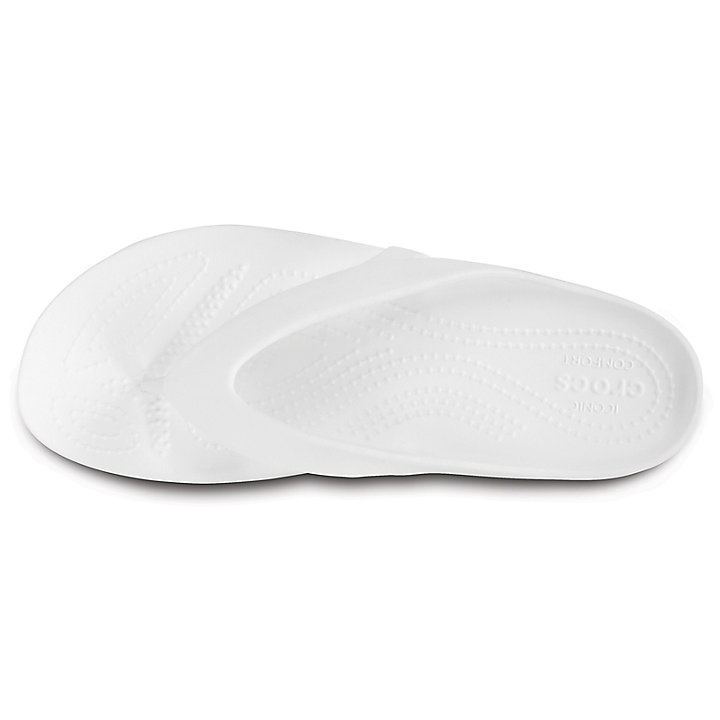 Tong Crocs Kadee II Flip Blanche Femme | QAH-8424744