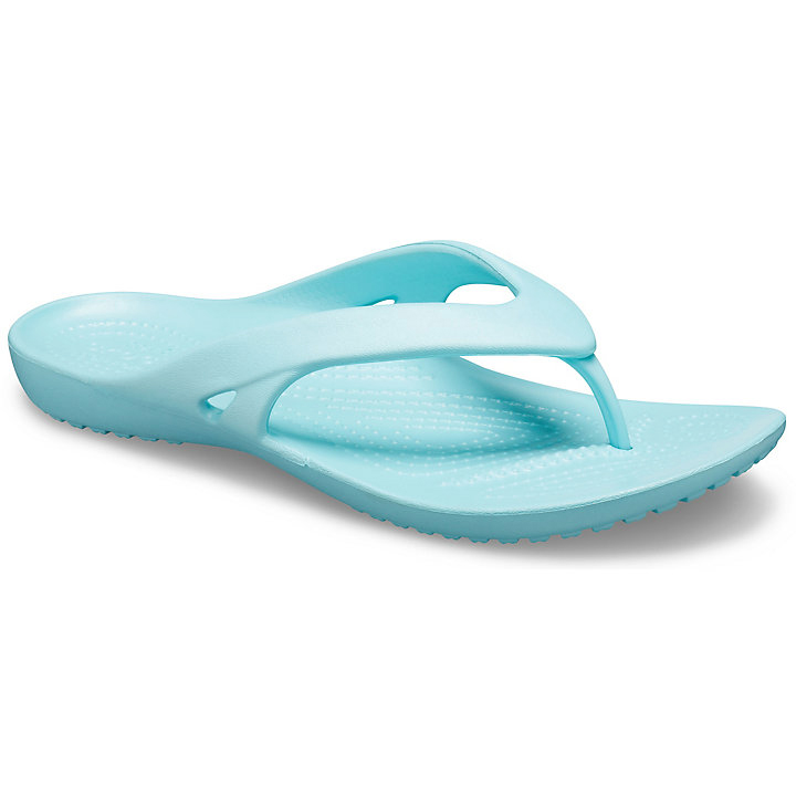 Tong Crocs Kadee II Flip Bleu Clair Femme | RKH-0137132