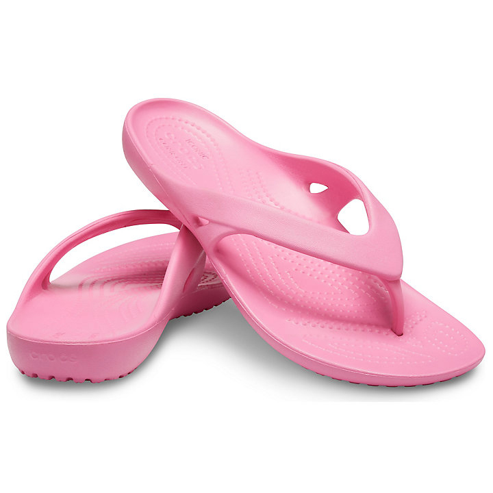 Tong Crocs Kadee II Flip Rose Femme | JTF-9427426