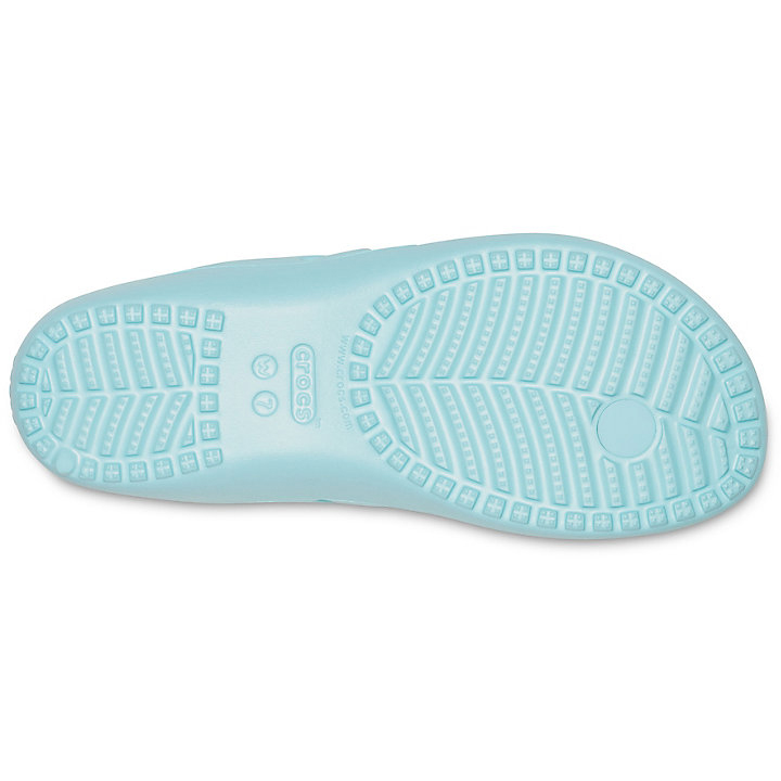 Tong Crocs Kadee II Flip Bleu Clair Femme | RKH-0137132