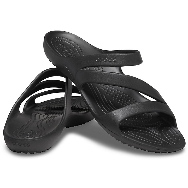 Sandales Crocs Kadee II Sandal Noir Femme | CIC-1788178