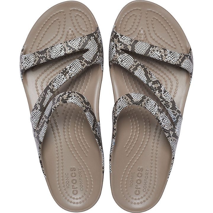 Sandales Crocs Kadee II Graphic Sandal Serpent Femme | ZBG-9267387