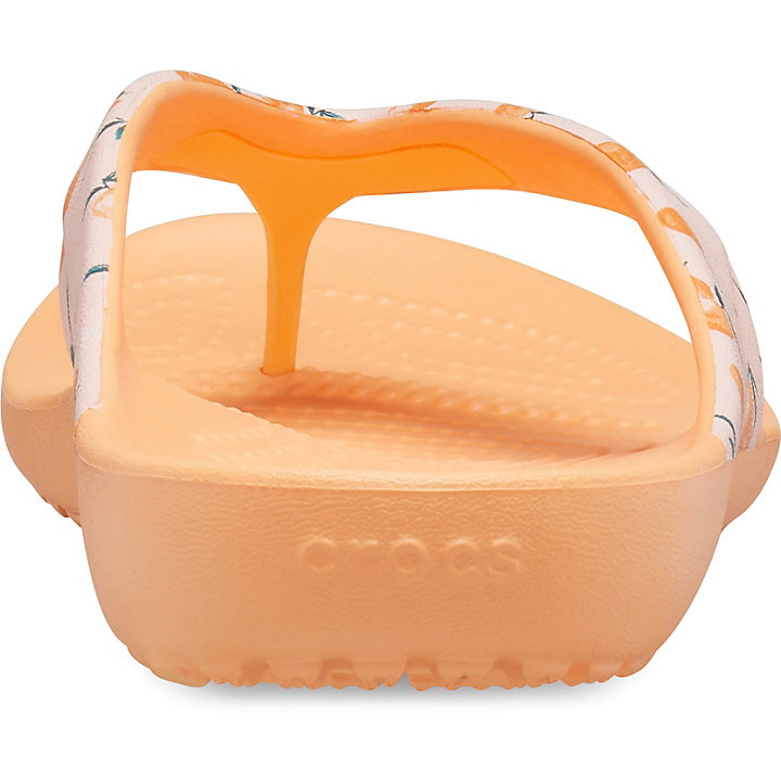 Tong Crocs Kadee II Seasonal Graphic Flip Orange Femme | XXF-7627538