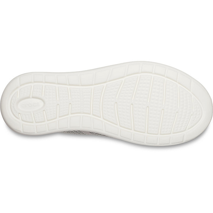 Baskets Crocs LiteRide Mesh Dentelle Grise Blanche Femme | JJQ-1073326