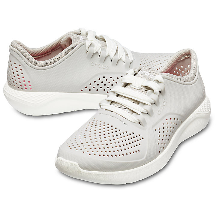 Baskets Crocs LiteRide Pacer Grise Femme | GBT-7814337