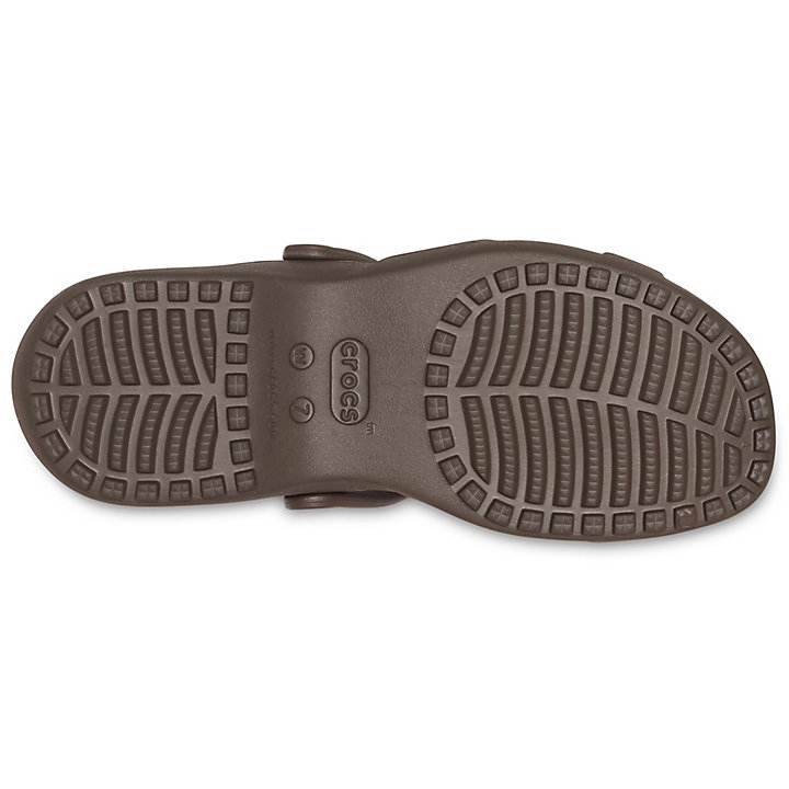 Sandales Crocs Meleen Cross-Band Sandal Chocolat Femme | AHK-6835301