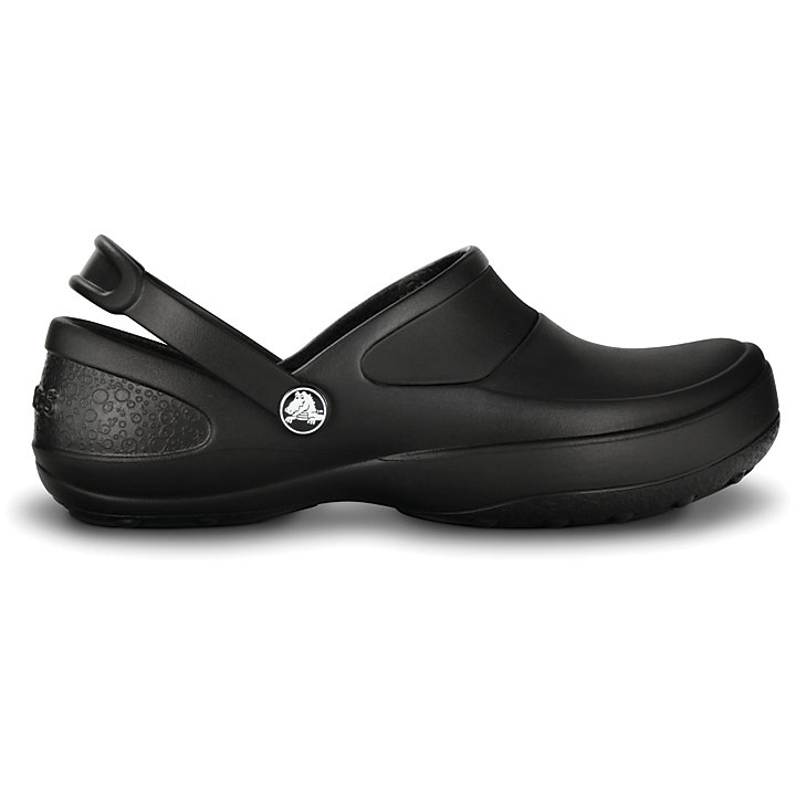 Sabots Crocs Mercy Travail Clog Noir Femme | BBF-7572085