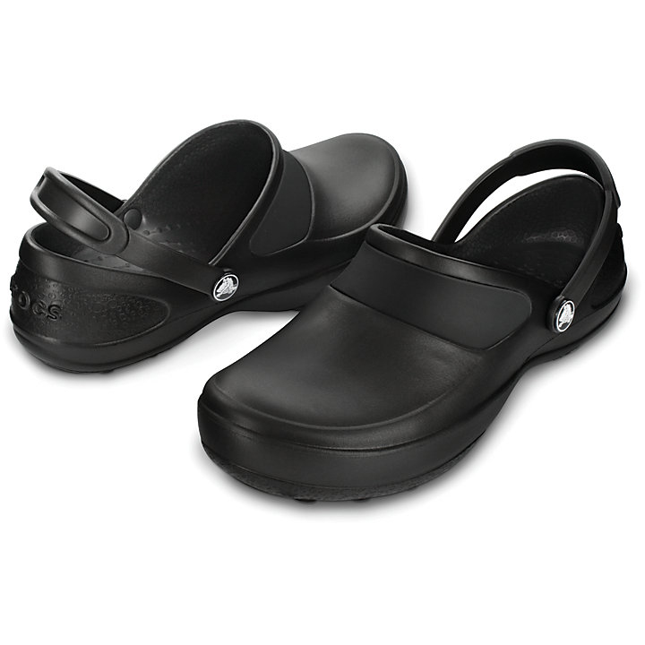 Sabots Crocs Mercy Travail Clog Noir Femme | BBF-7572085