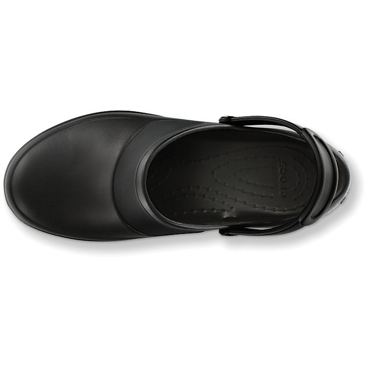 Sabots Crocs Mercy Travail Clog Noir Femme | BBF-7572085