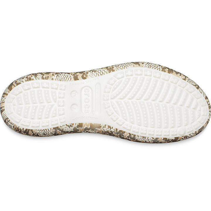 Flats Crocs Malindi Printed Plates Blanche Serpent Femme | SOZ-5238444